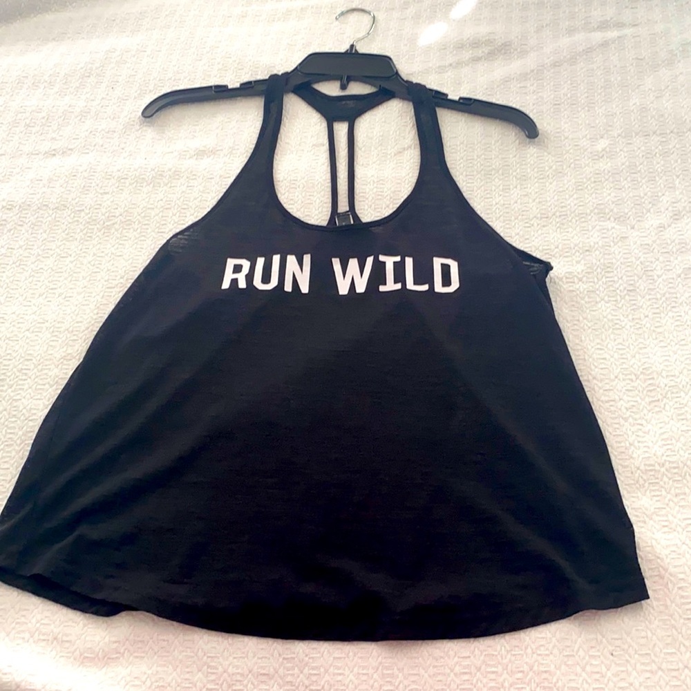 Black tank top